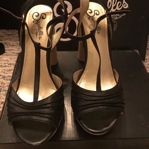 Seychelles Dietrich Black Sandals size 10 - Picture 3 of 4
